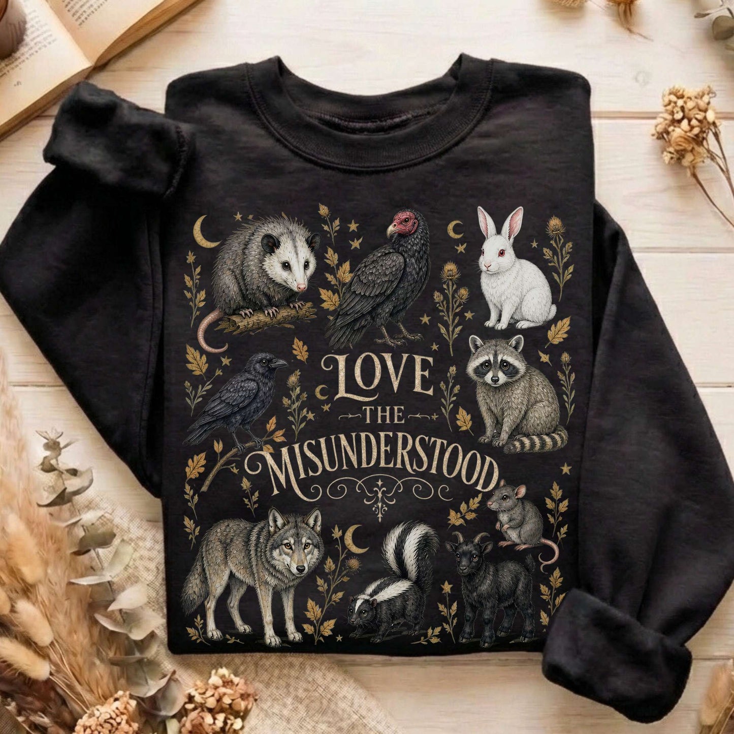 Love the Misunderstood Woodland Creatures Sweatshirt