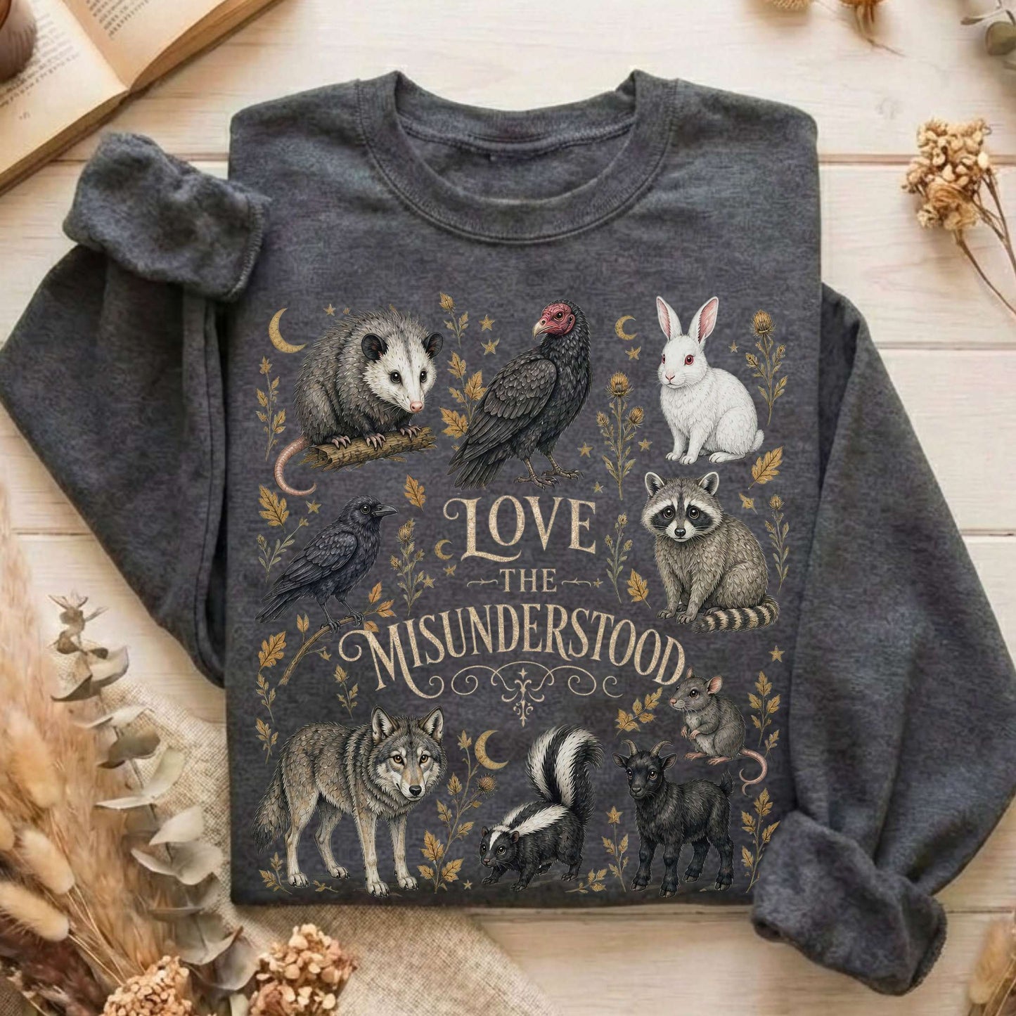 Love the Misunderstood Woodland Creatures Sweatshirt