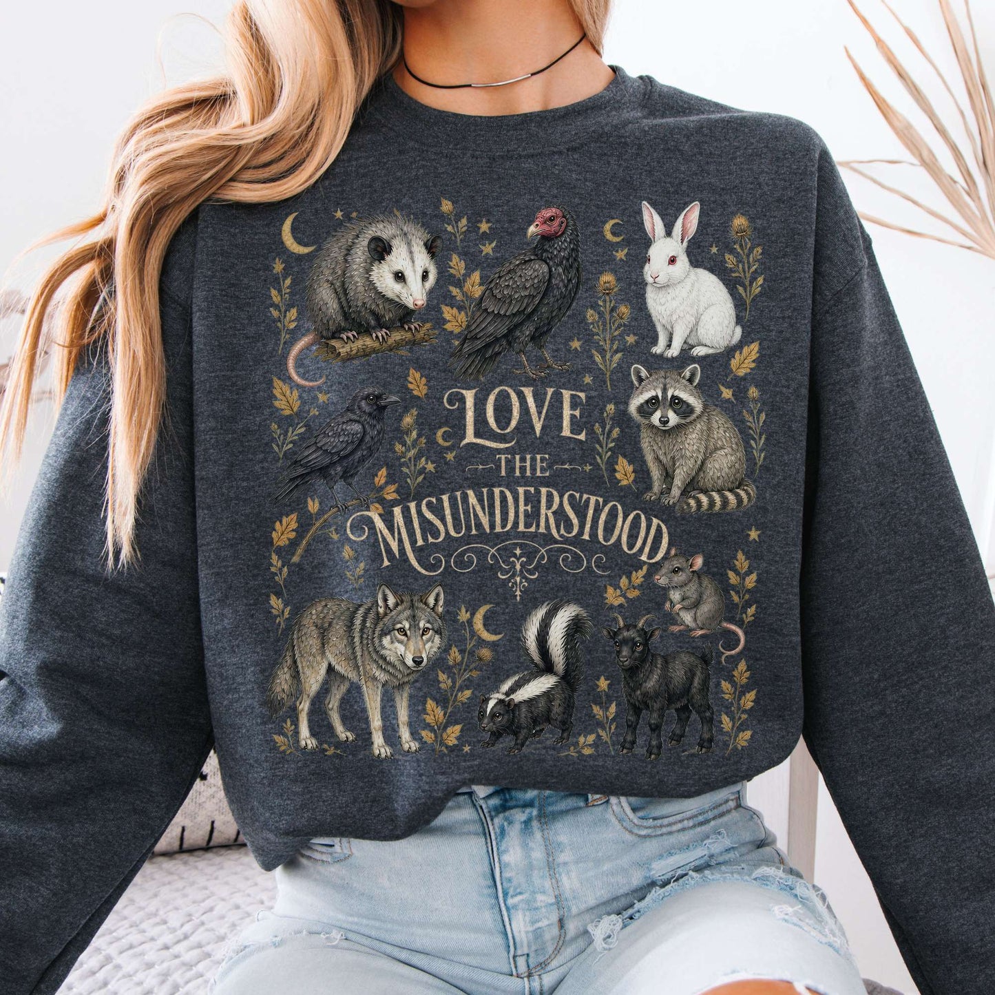 Love the Misunderstood Woodland Creatures Sweatshirt