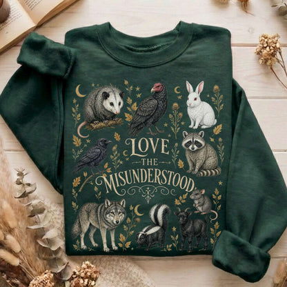 Love the Misunderstood Woodland Creatures Sweatshirt