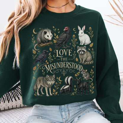 Love the Misunderstood Woodland Creatures Sweatshirt