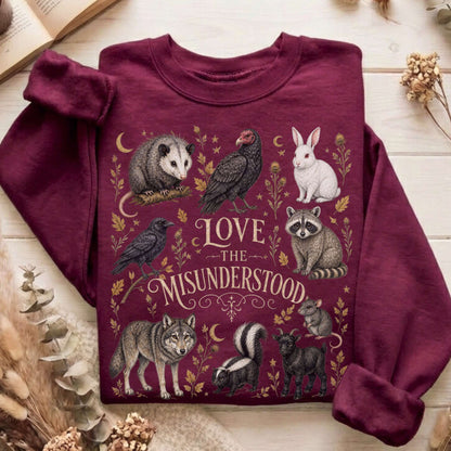 Love the Misunderstood Woodland Creatures Sweatshirt