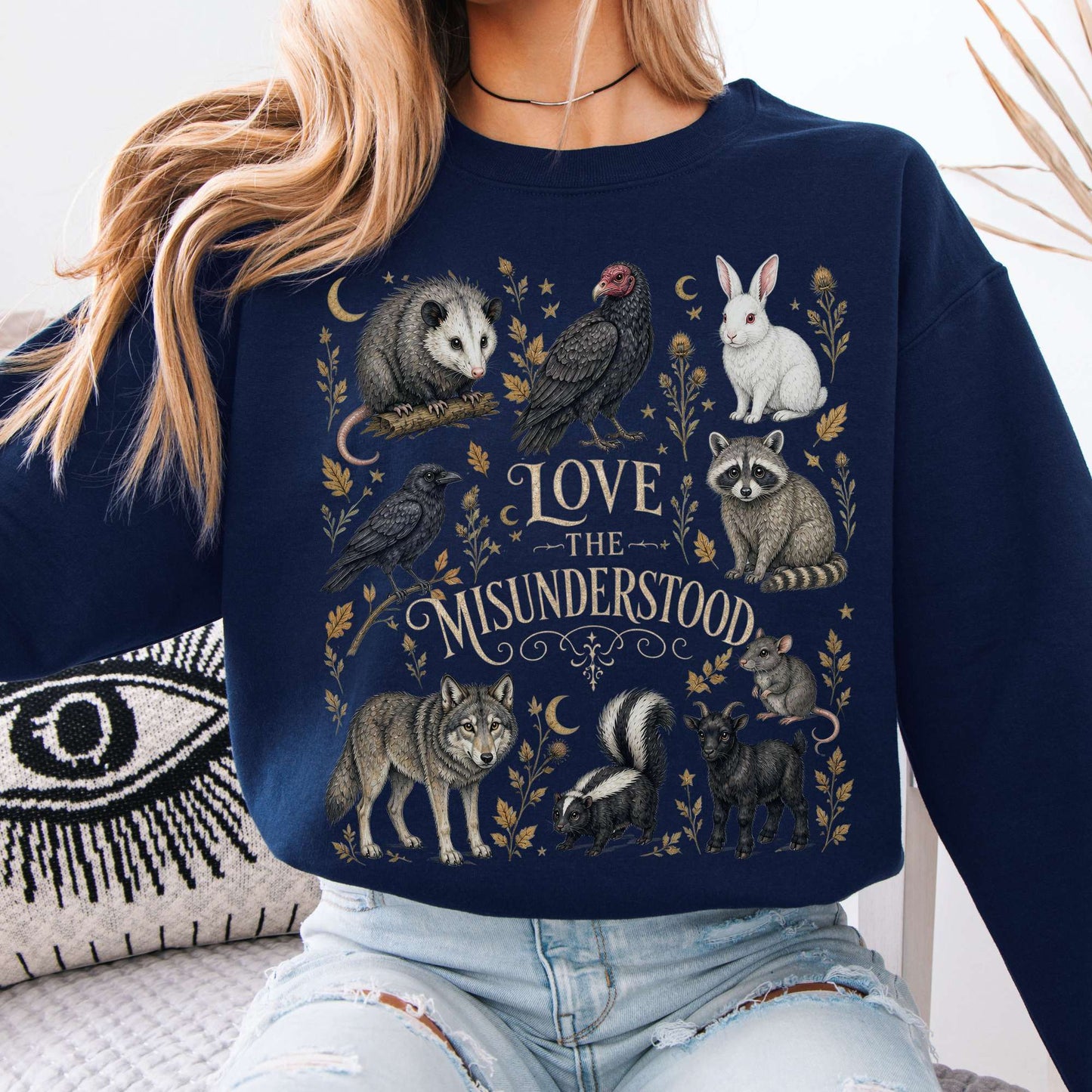 Love the Misunderstood Woodland Creatures Sweatshirt