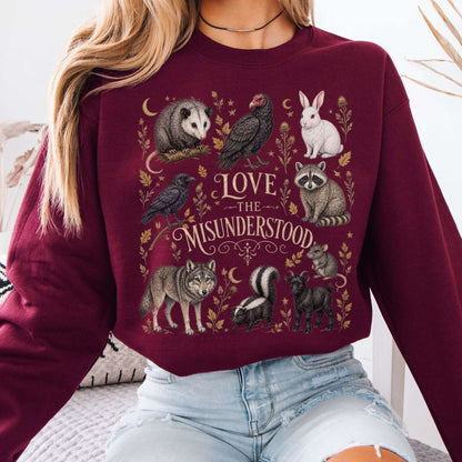 Love the Misunderstood Woodland Creatures Sweatshirt