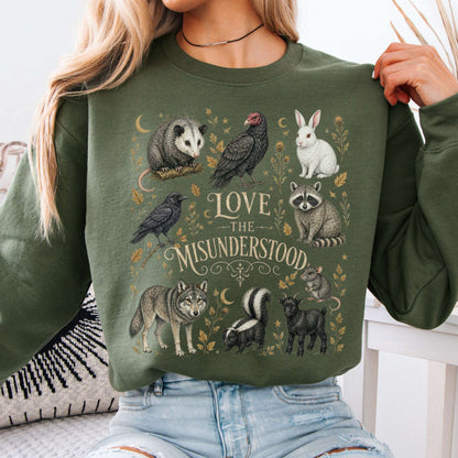 Love the Misunderstood Woodland Creatures Sweatshirt