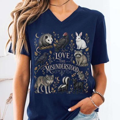 Love the Misunderstood Woodland Creatures V-Neck