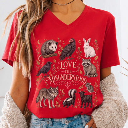 Love the Misunderstood Woodland Creatures V-Neck