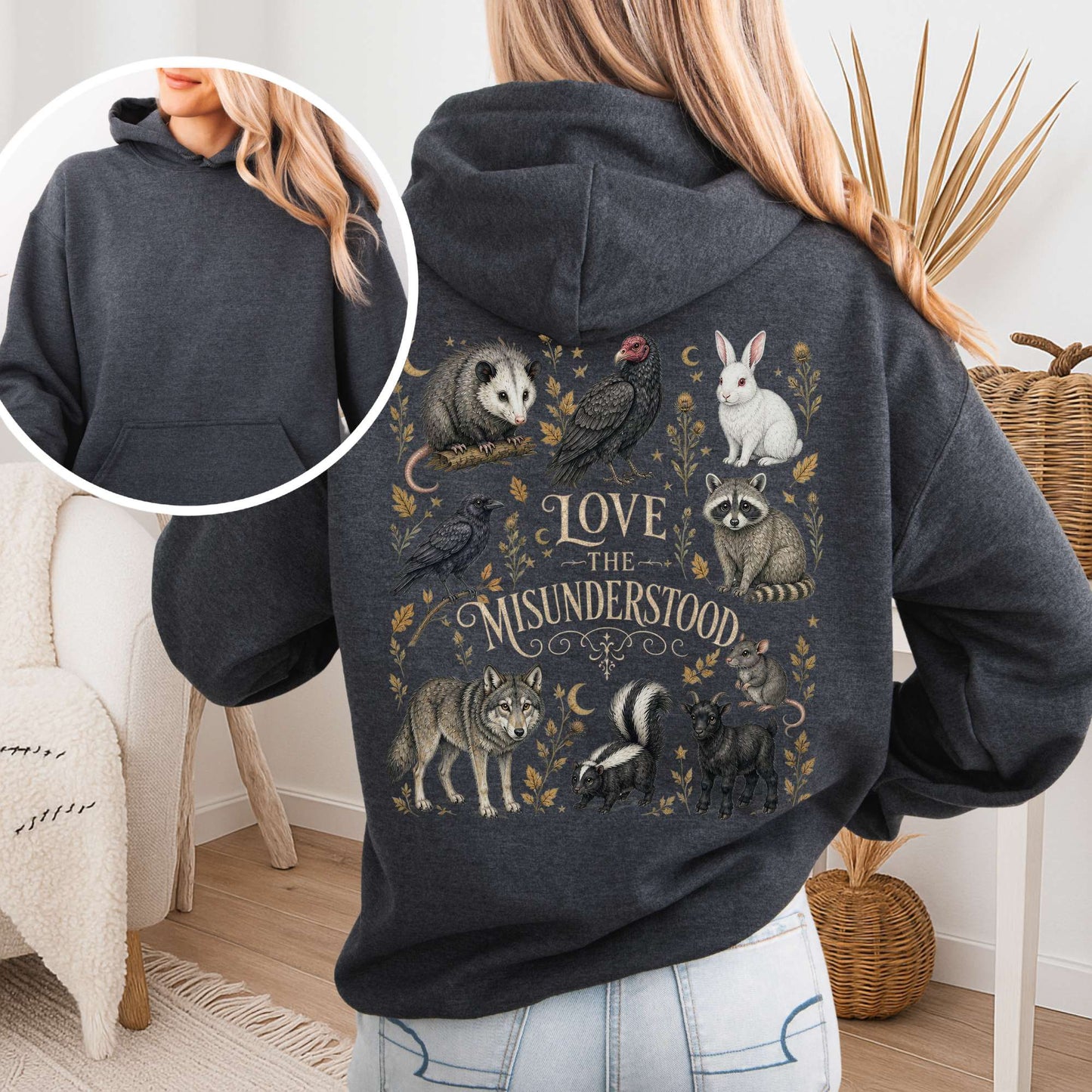 Love the Misunderstood Woodland Creatures Hoodie