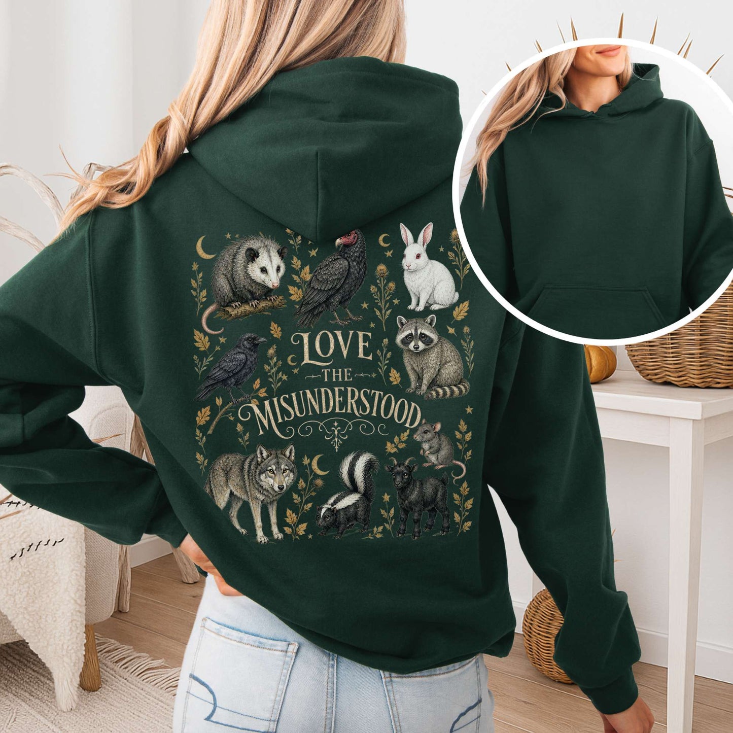 Love the Misunderstood Woodland Creatures Hoodie