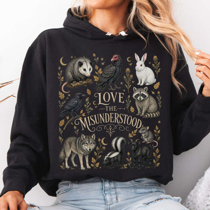Love the Misunderstood Woodland Creatures Hooded Sweatshirt