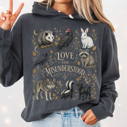 Love the Misunderstood Woodland Creatures Hooded Sweatshirt