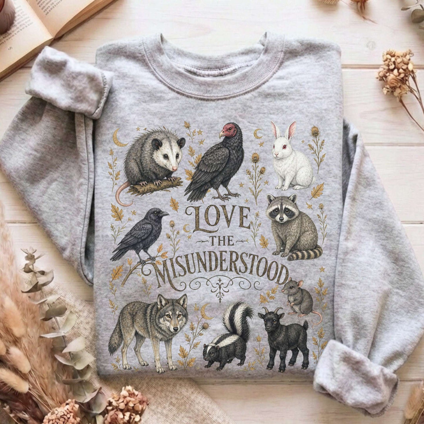 Love the Misunderstood Woodland Creatures Sweatshirt