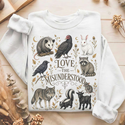 Love the Misunderstood Woodland Creatures Sweatshirt