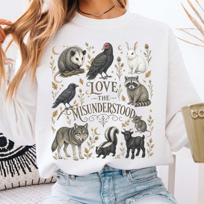 Love the Misunderstood Woodland Creatures Sweatshirt