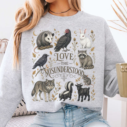 Love the Misunderstood Woodland Creatures Sweatshirt