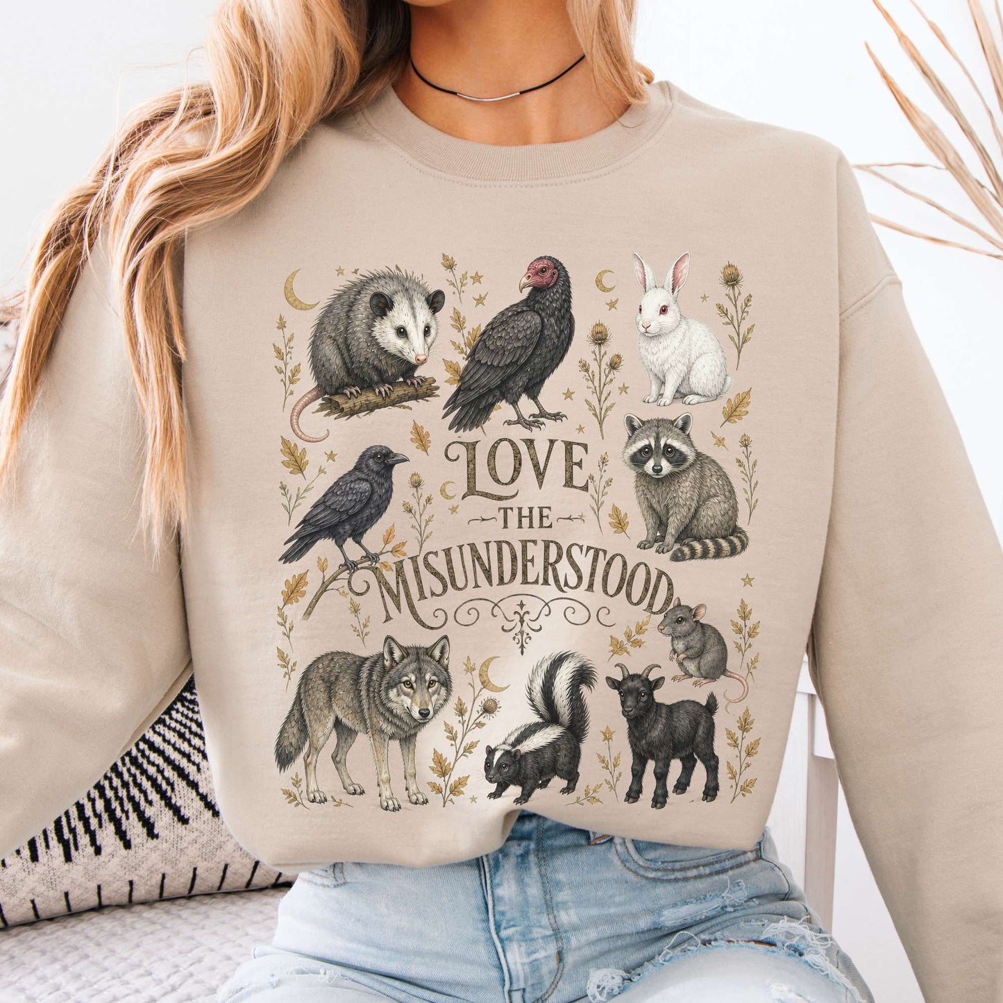 Love the Misunderstood Woodland Creatures Sweatshirt