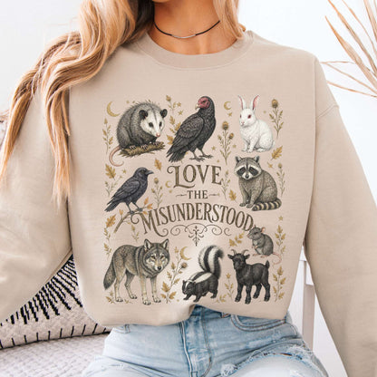 Love the Misunderstood Woodland Creatures Sweatshirt