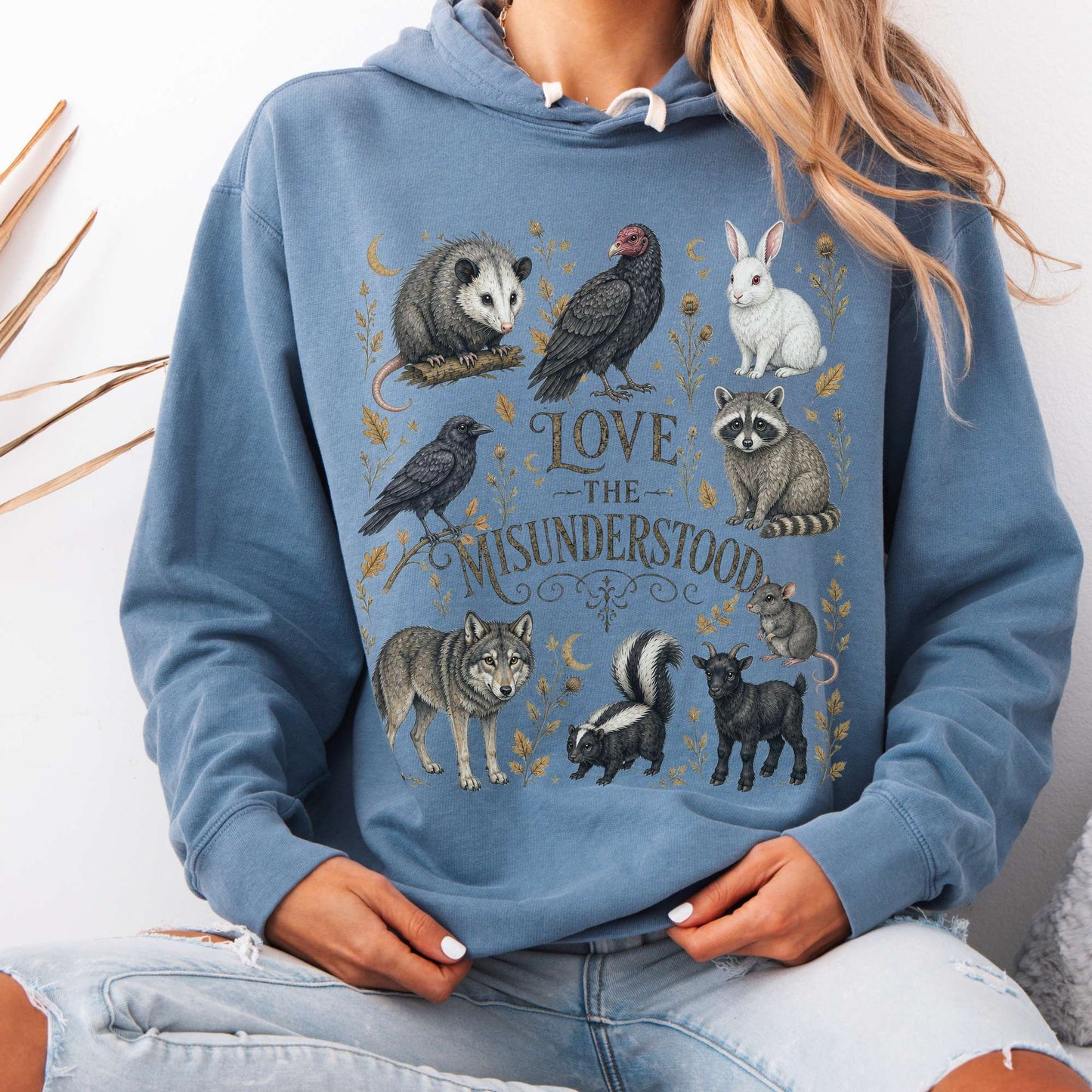 Love the Misunderstood Woodland Creatures Hooded Sweatshirt
