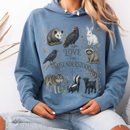 Love the Misunderstood Woodland Creatures Hooded Sweatshirt