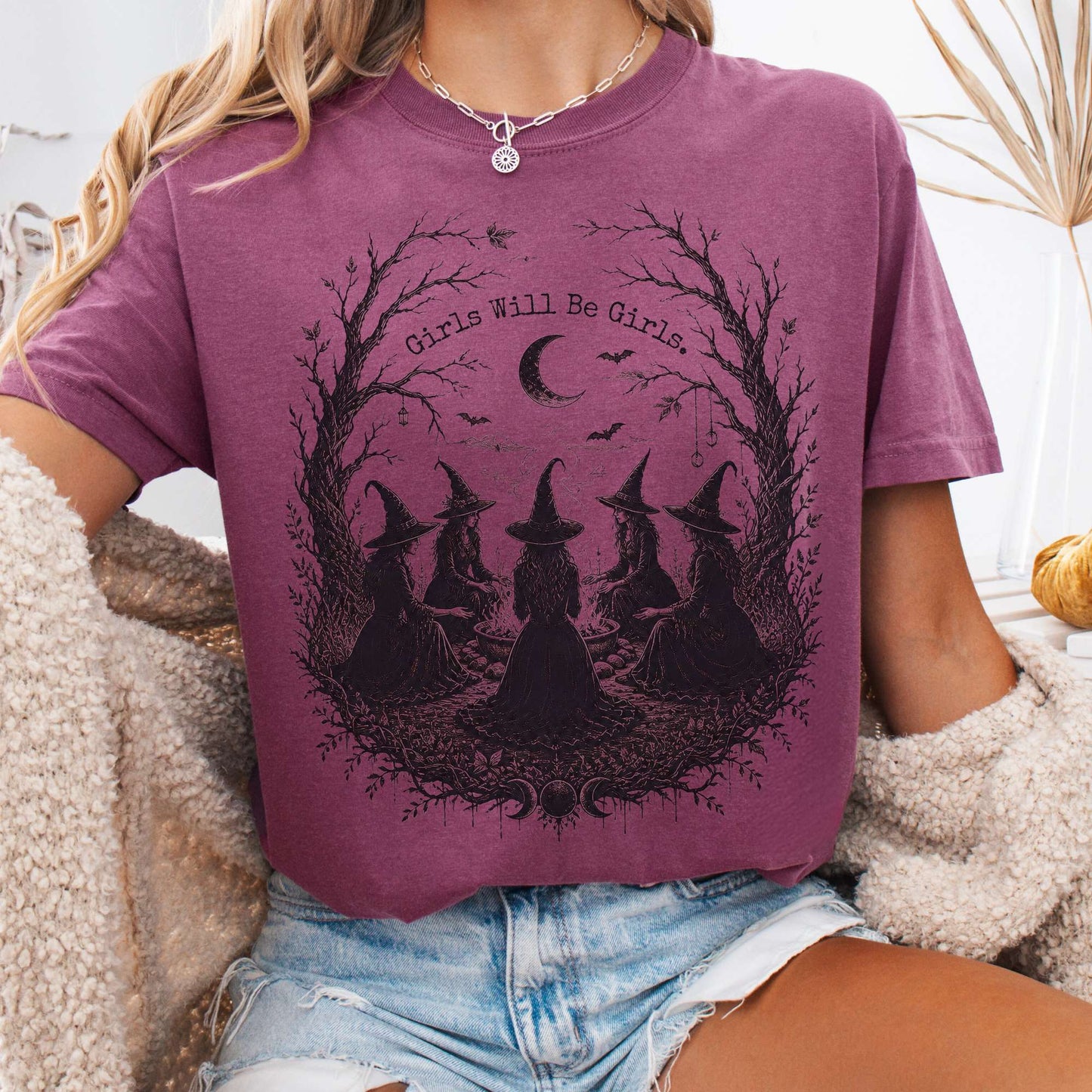 Girls Will Be Girls Halloween T-Shirt