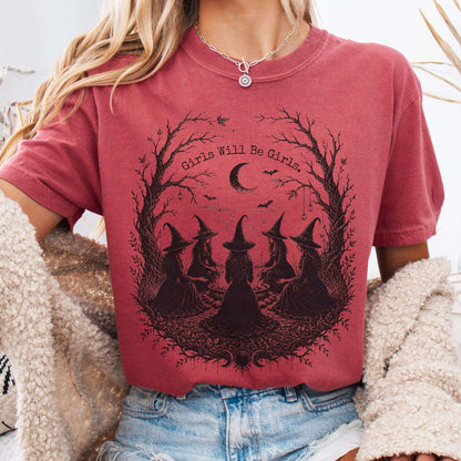 Girls Will Be Girls Halloween T-Shirt