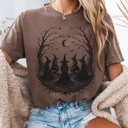 Girls Will Be Girls Halloween T-Shirt