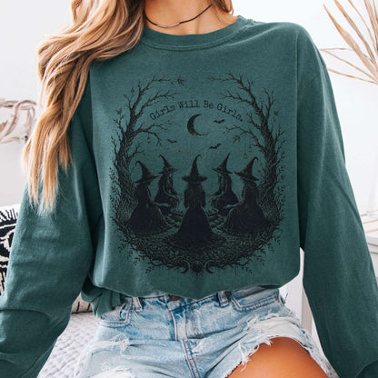Girls Will Be Girls Halloween Long Sleeve