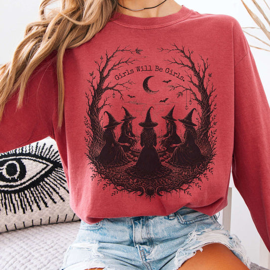 Girls Will Be Girls Halloween Long Sleeve