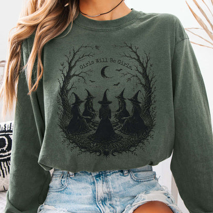 Girls Will Be Girls Halloween Long Sleeve