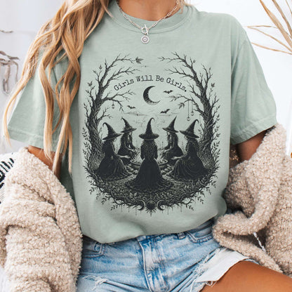 Girls Will Be Girls Halloween T-Shirt