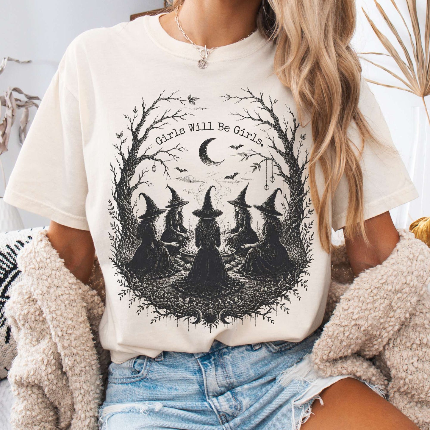 Girls Will Be Girls Halloween T-Shirt