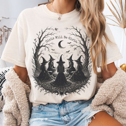 Girls Will Be Girls Halloween T-Shirt