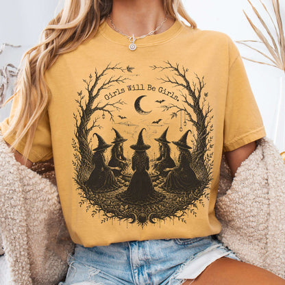 Girls Will Be Girls Halloween T-Shirt