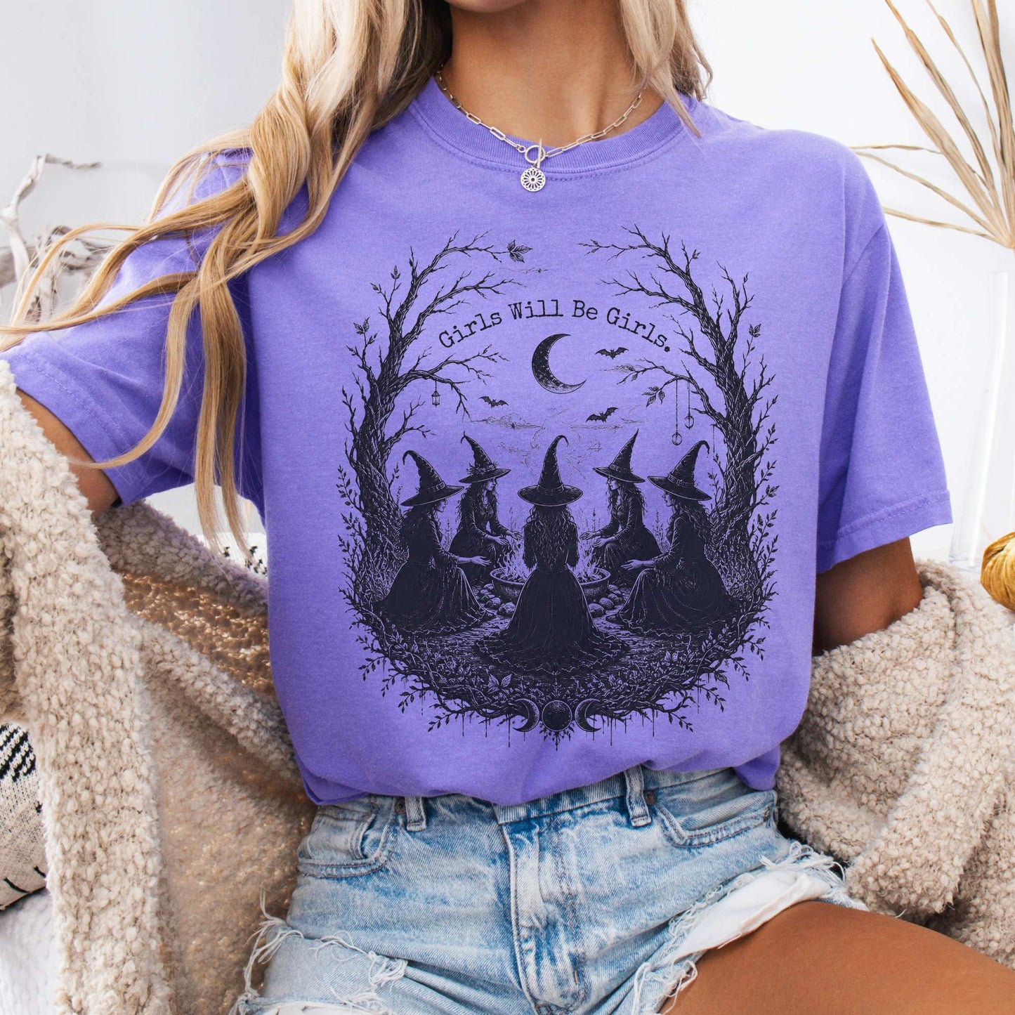 Girls Will Be Girls Halloween T-Shirt