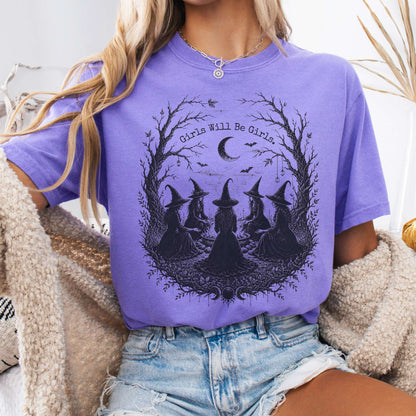 Girls Will Be Girls Halloween T-Shirt