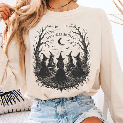 Girls Will Be Girls Halloween Long Sleeve