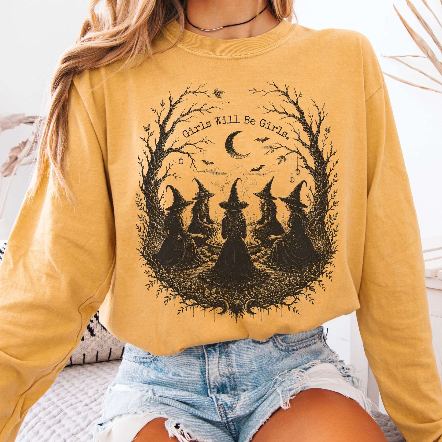 Girls Will Be Girls Halloween Long Sleeve