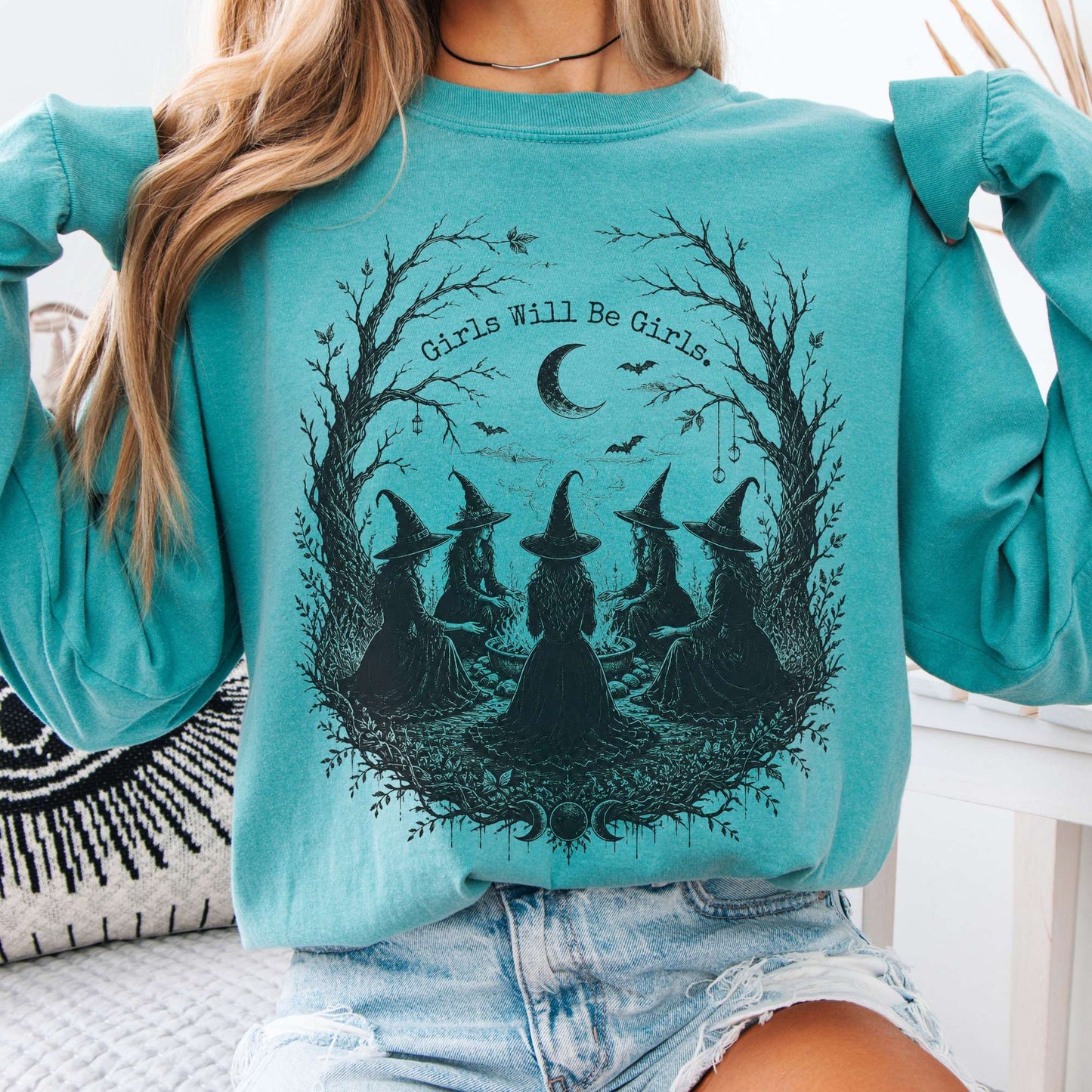 Girls Will Be Girls Halloween Long Sleeve