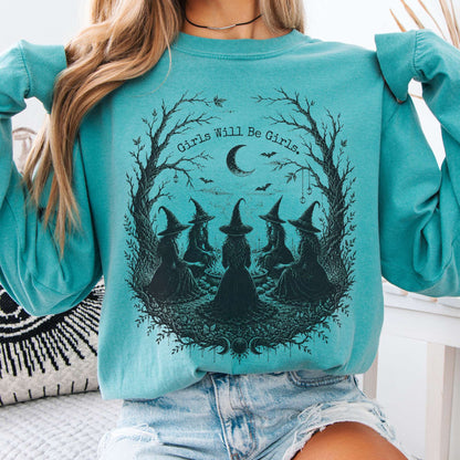 Girls Will Be Girls Halloween Long Sleeve