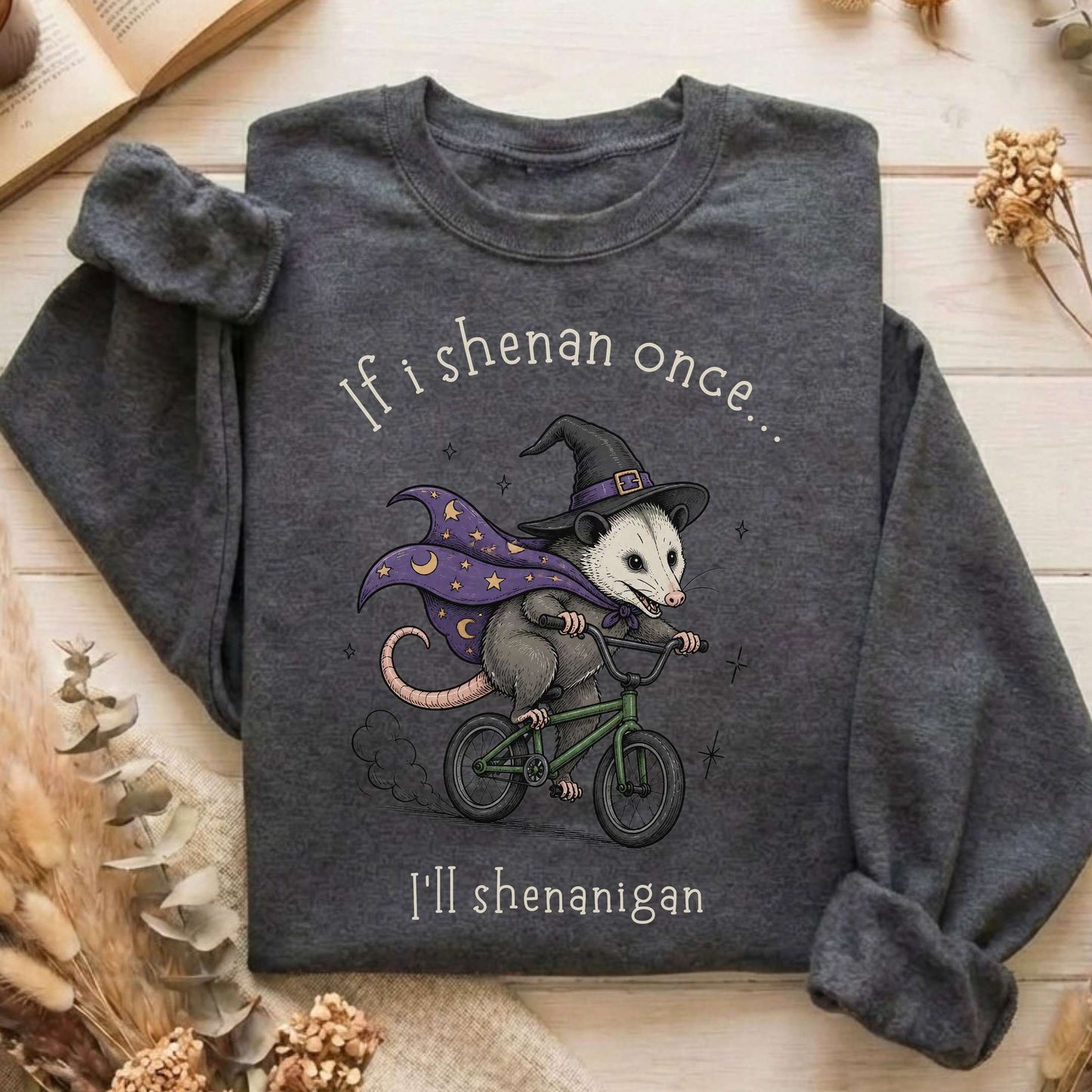 If I Shenan Once I'll Shenanigan Mischief and Magic Sweatshirt