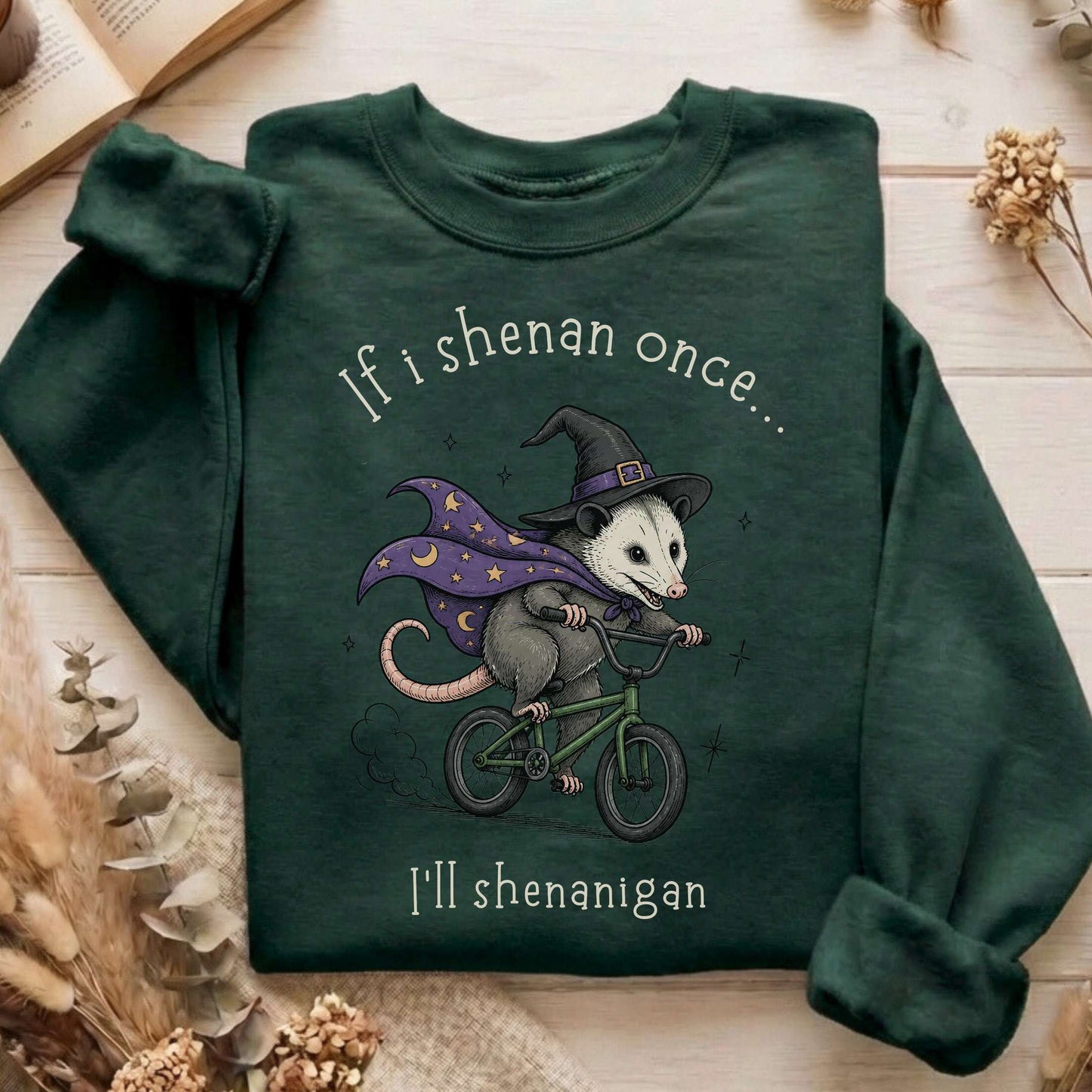 If I Shenan Once I'll Shenanigan Mischief and Magic Sweatshirt
