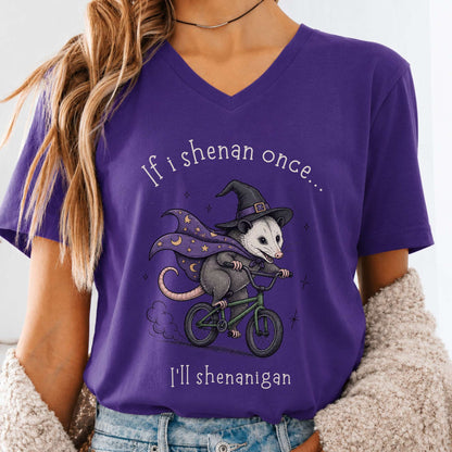 If I Shenan Once I'll Shenanigan Mischief and Magic V-Neck