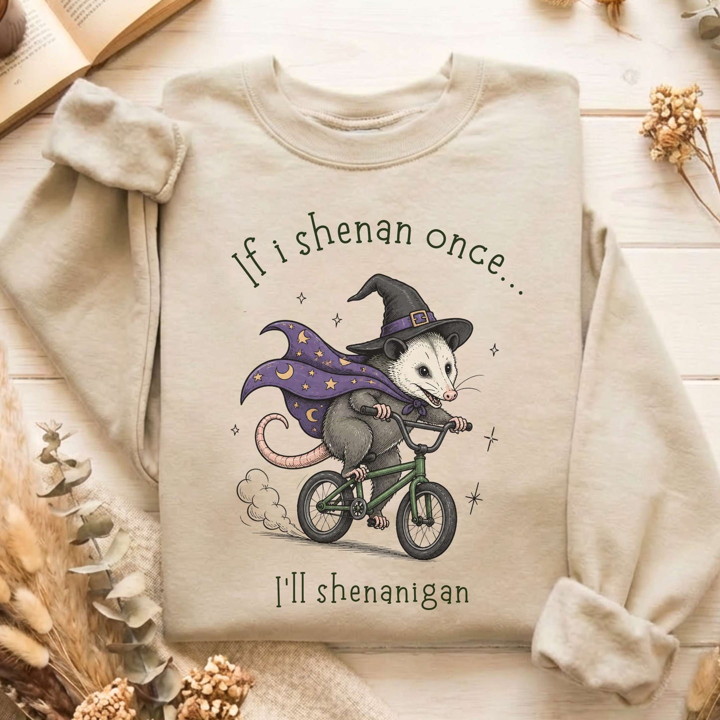 If I Shenan Once I'll Shenanigan Mischief and Magic Sweatshirt