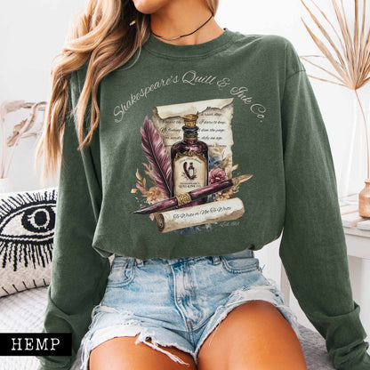 Shakespeare's Quill & Ink Co. Long Sleeved Shirt