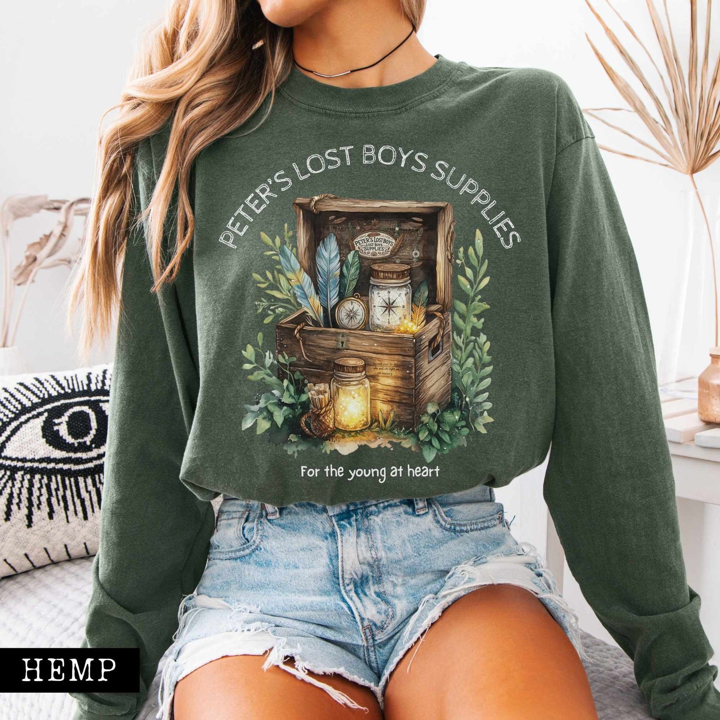 Peter's Lost Boys Supplies Peter Pan Long Sleeved Shirt