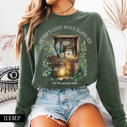 Peter's Lost Boys Supplies Peter Pan Long Sleeved Shirt