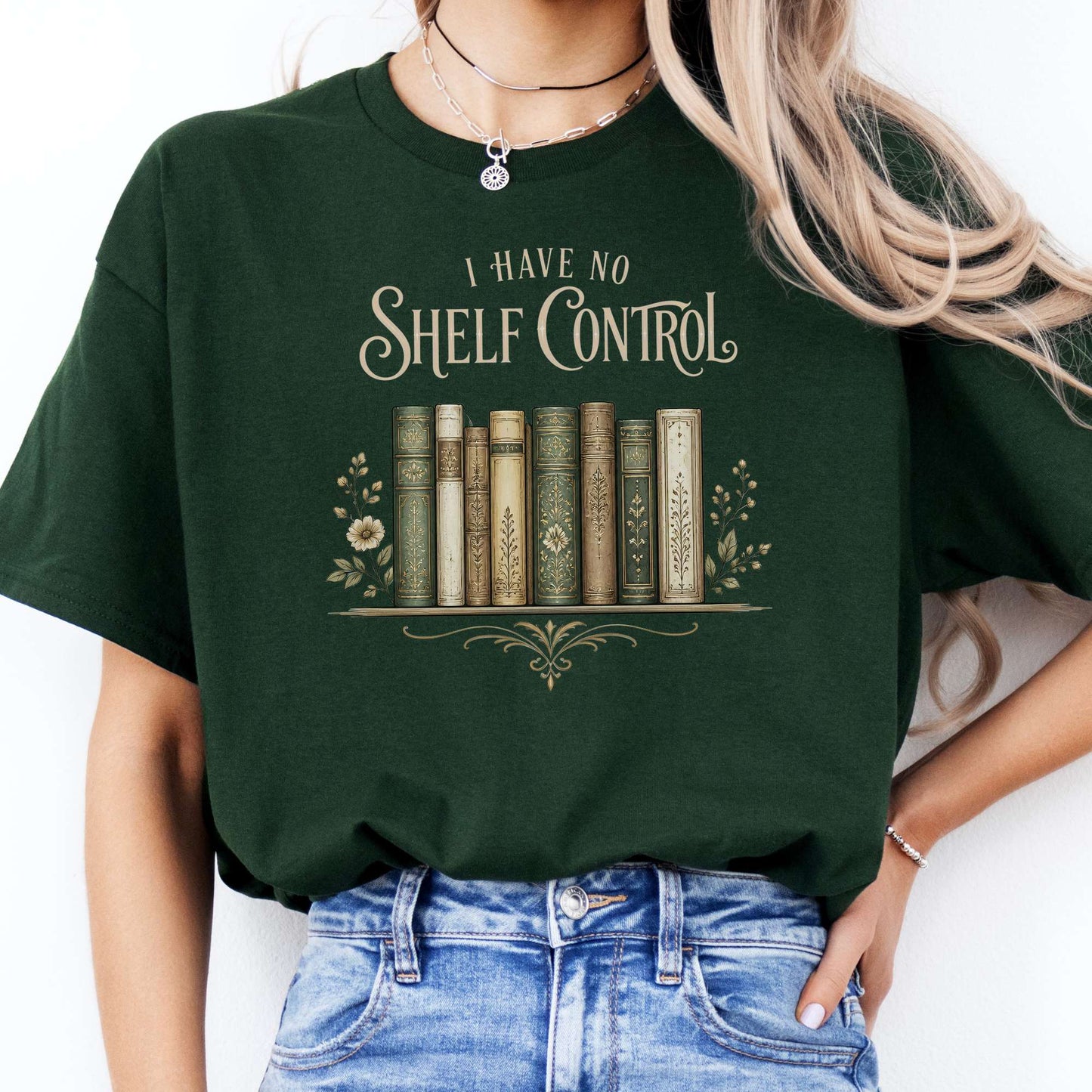 I Have No Shelf Control Bookish T-Shirt