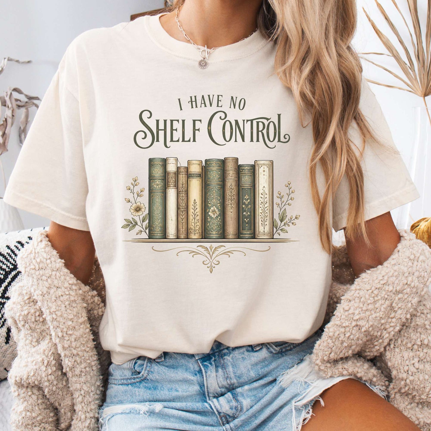I Have No Shelf Control Bookish T-Shirt