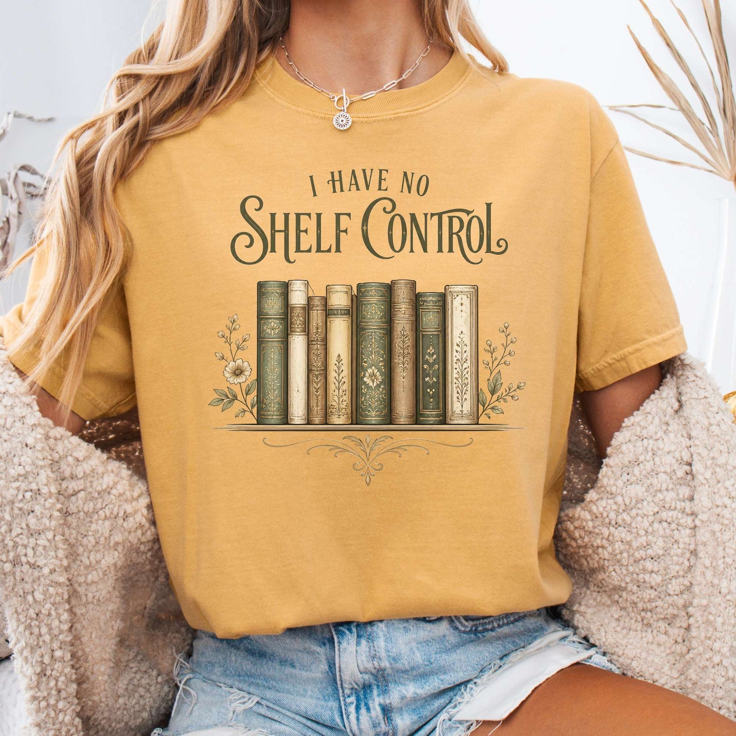 I Have No Shelf Control Bookish T-Shirt