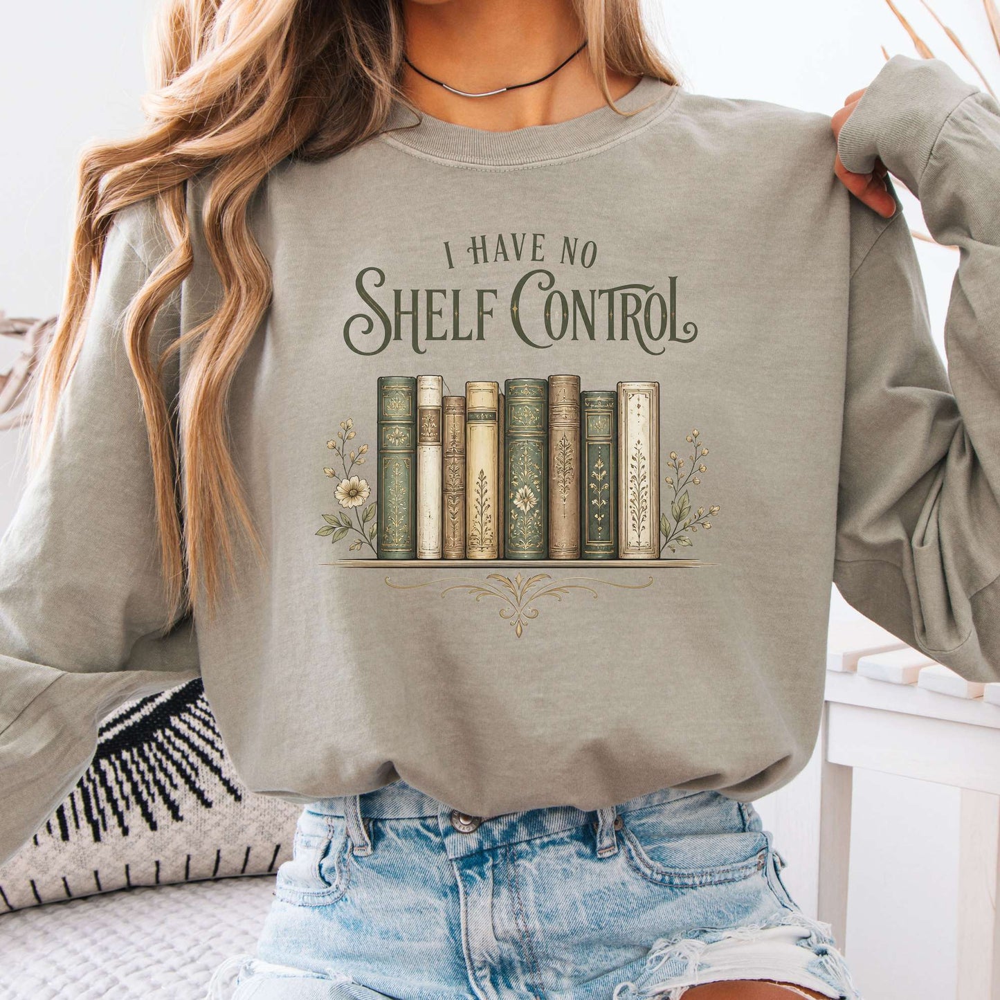 I Have No Shelf Control Bookish Long Sleeve
